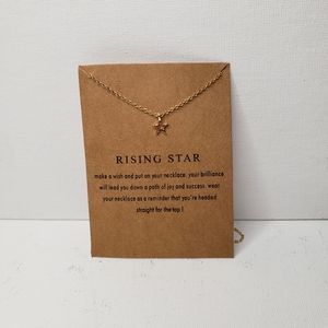 Rising Star Necklace on a 16" Adjustable Chain